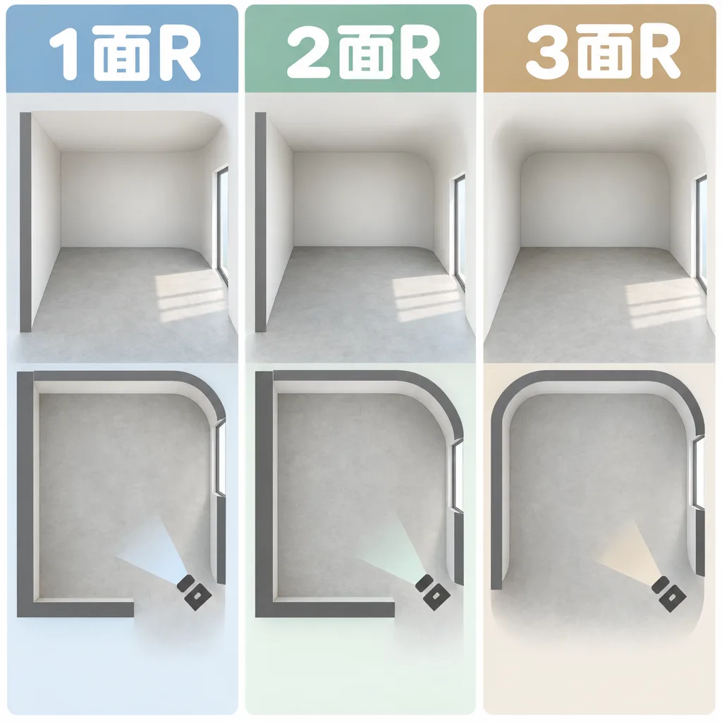 2面Rの平面図
