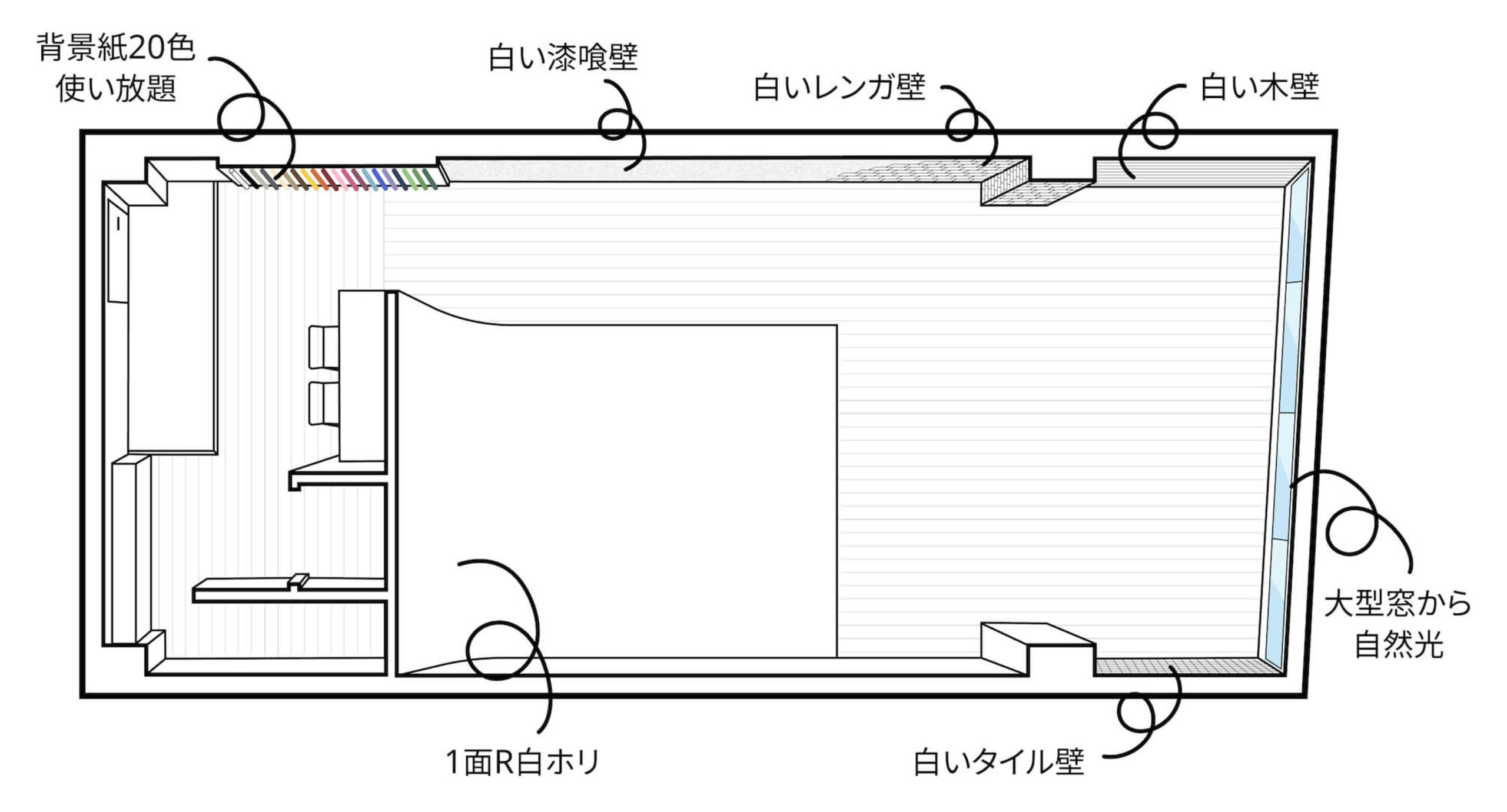 STUDIO 1616 横浜店の図面1