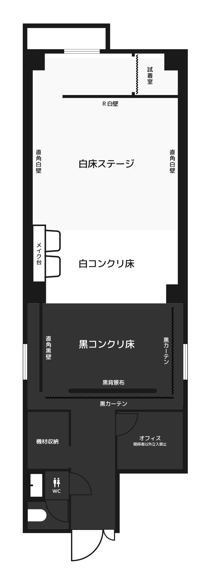 STUDIO 4696 中目黒店の図面1