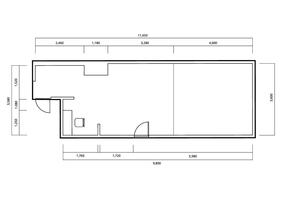STUDIO 4696 横浜馬車道店の図面1