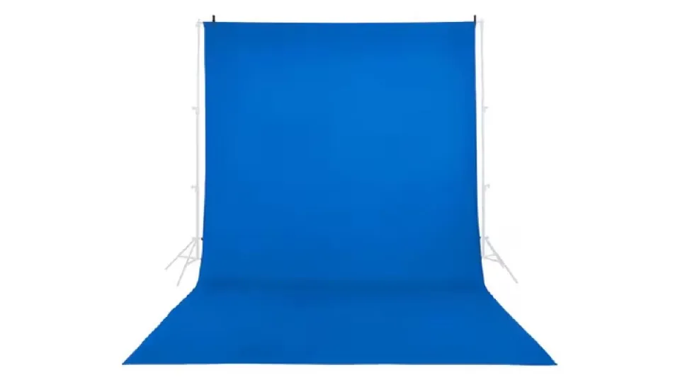 背景布（クロマキーブルー） サンテック 3m×6m