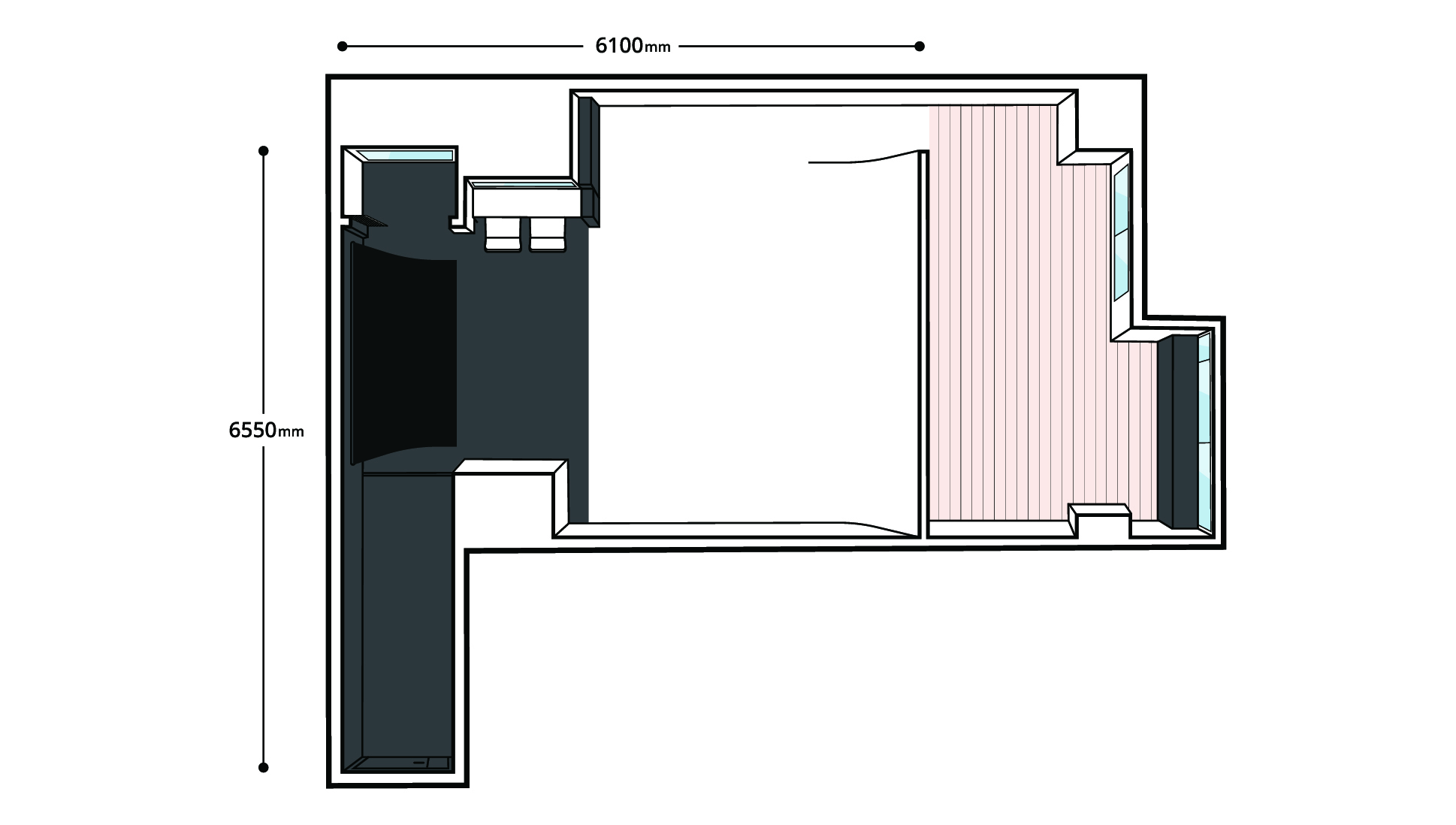 STUDIO 4696 川崎店の図面1