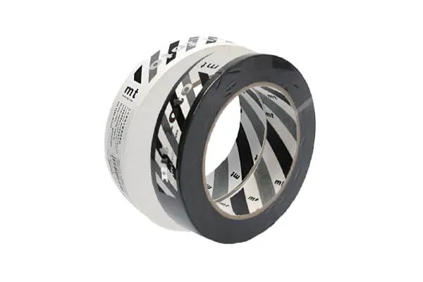 パーマセルテープ MT FOTO（白･黒）25mm×50m（1本あたり）